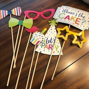 Birthday 🥳 photo booth props